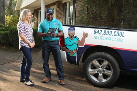 Technician Speaking with Customer