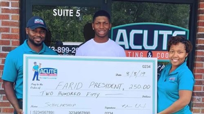 Acute Heating & Cooling Scholarship Recipients Photo